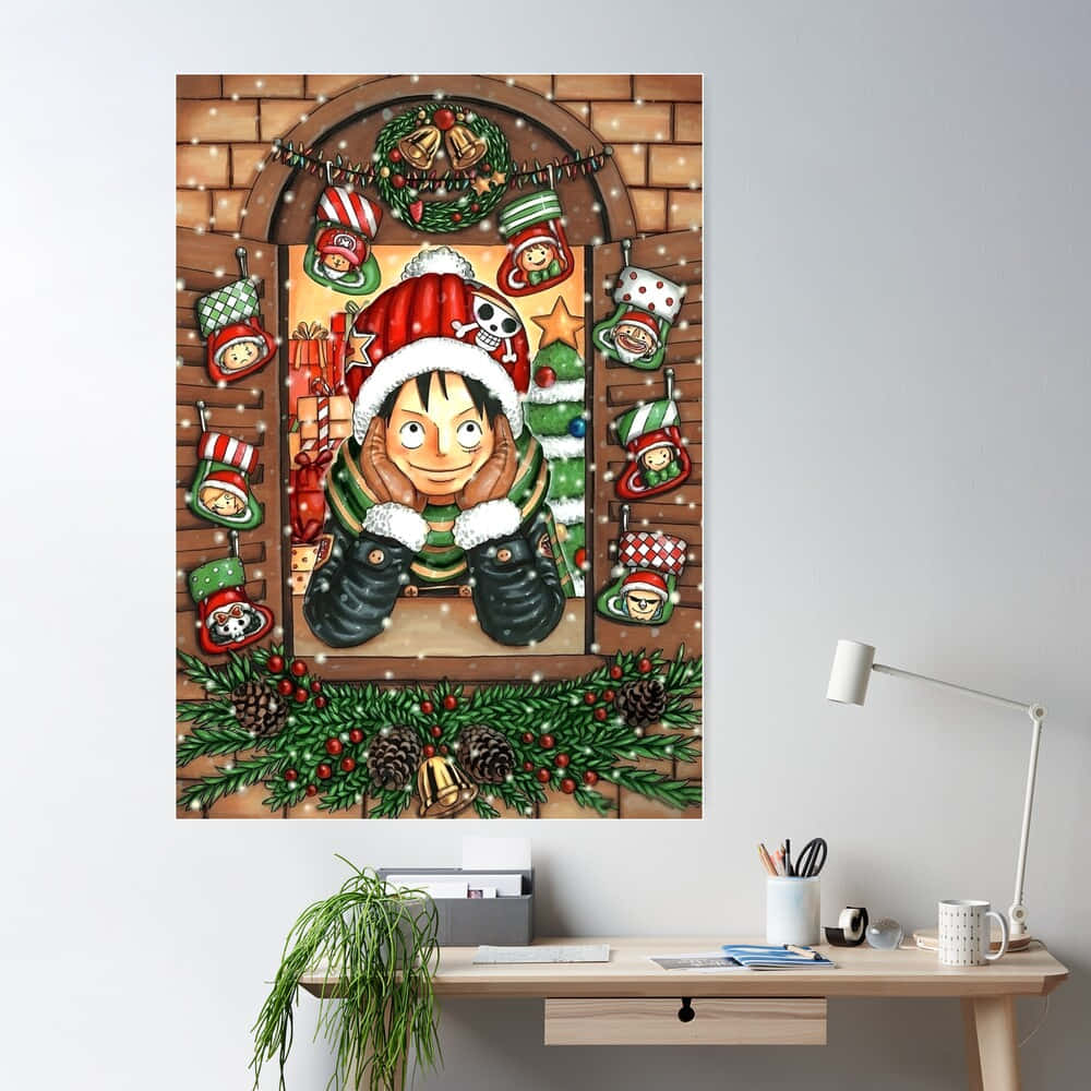 One Piece Christmas Wallpaper
