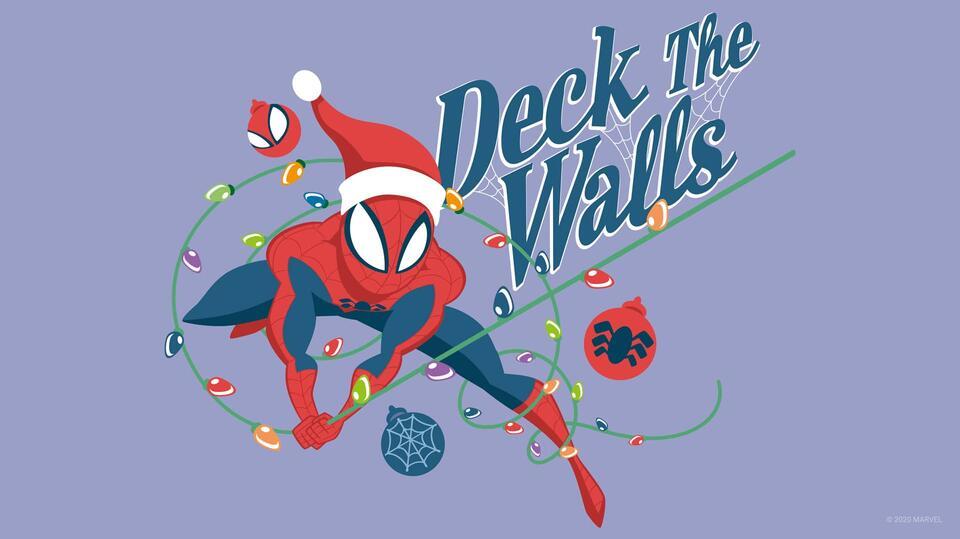 Marvel Holiday Themed Wallpapers Video Call Backgrounds from