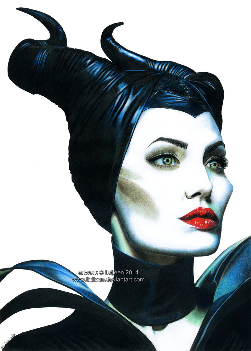 Maleficent Angelina Jolie By Ilojleen