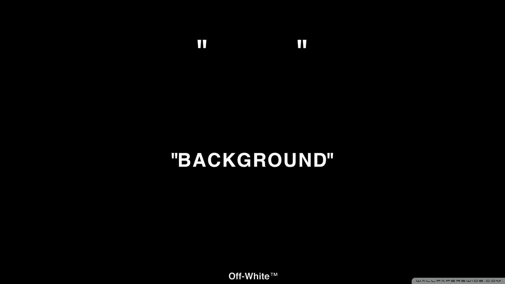 Off White Desktop Wallpaper