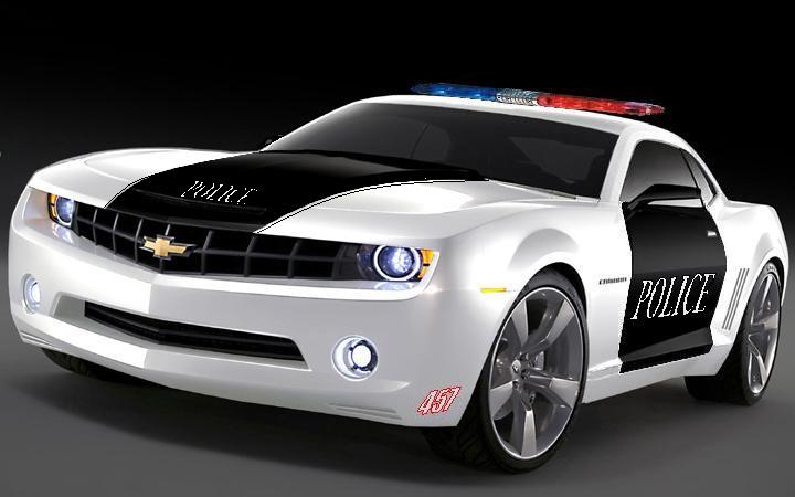 Camaro Police Car Wallpaper