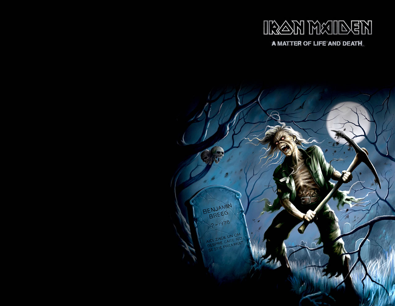 Here are some Iron Maiden wallpapers I made I know that its not the best  but I tried  rironmaiden