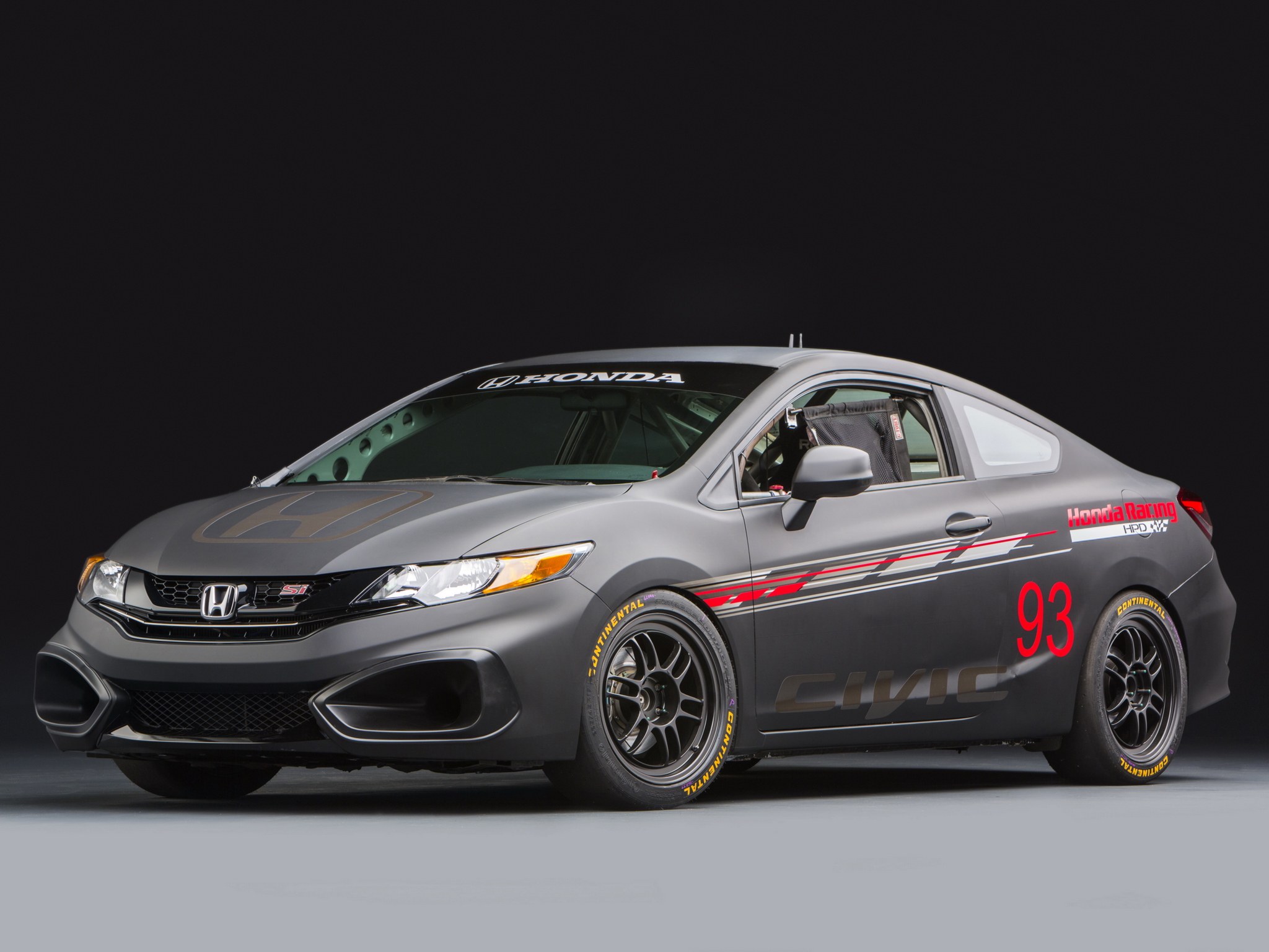 Honda Civic Si Coupe Race Car By Hpd Tuning Racing T Wallpaper