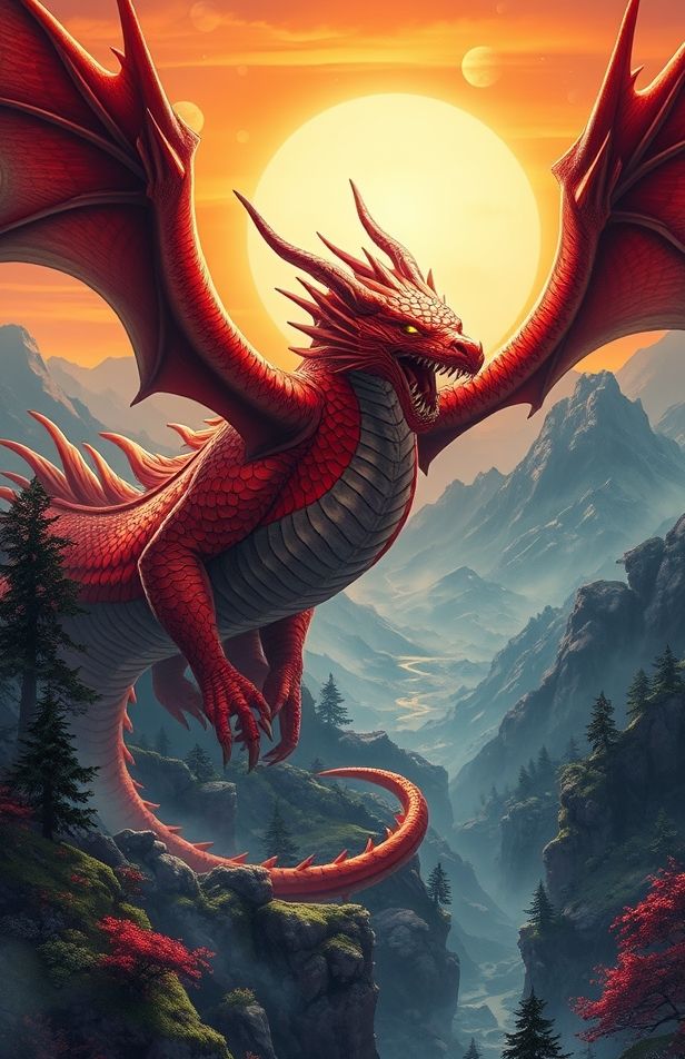 Red Dragon Gaming Wallpaper