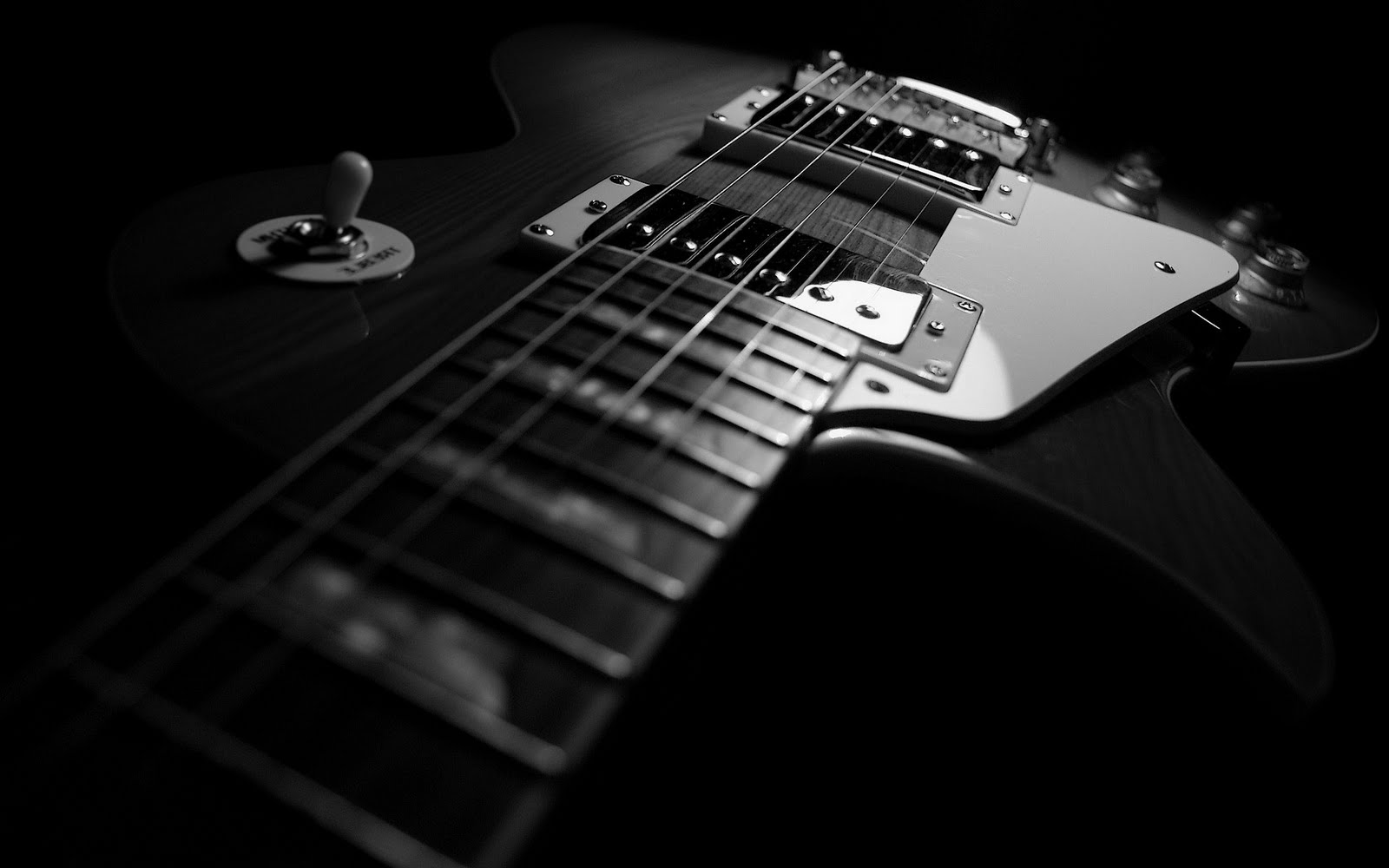 Dark Shadow Guitar HD Photo For Desktop Background Wallpaper Fine