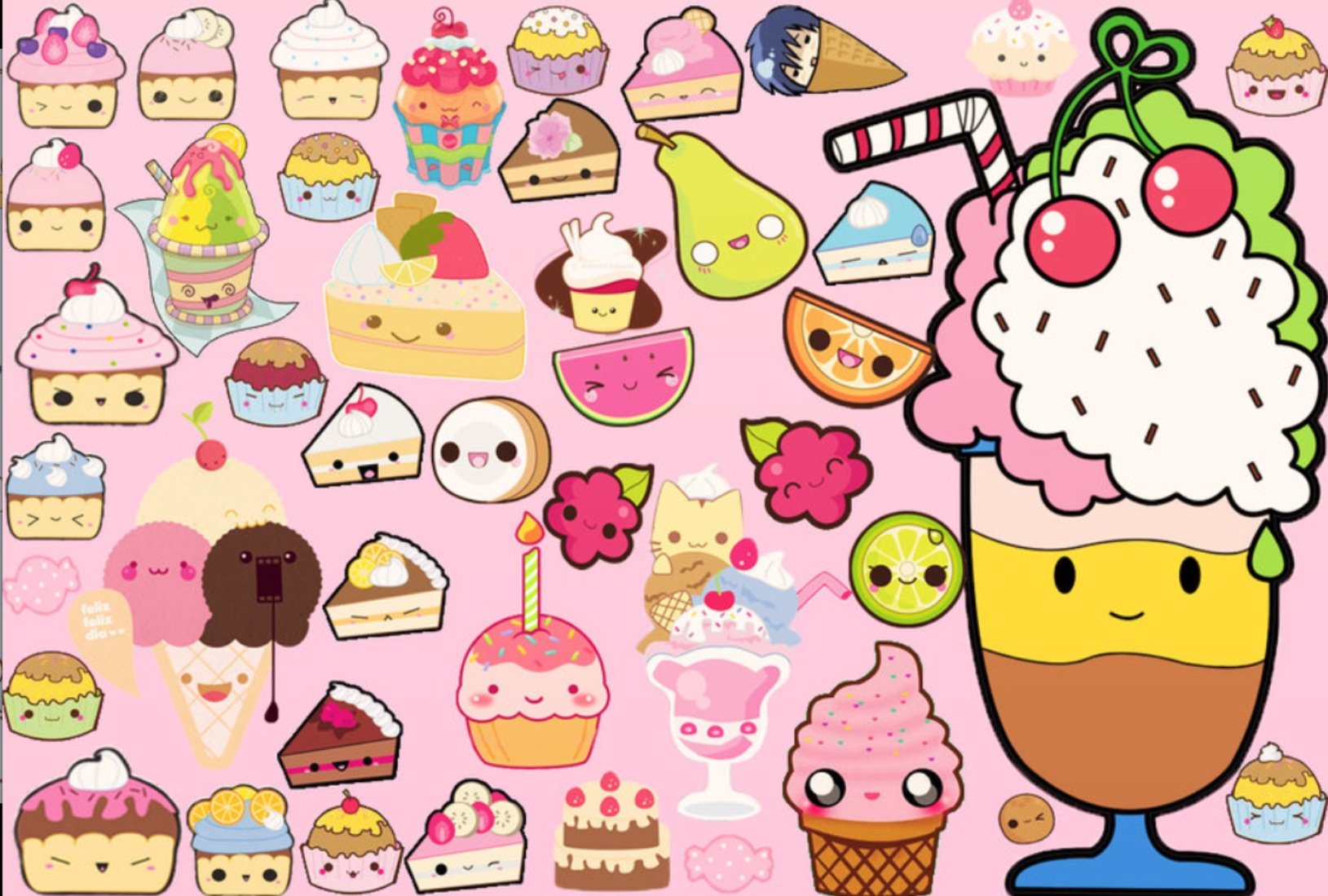 Cute kawaii wallpaper KAWAII CHIBIS ANIME Pinterest