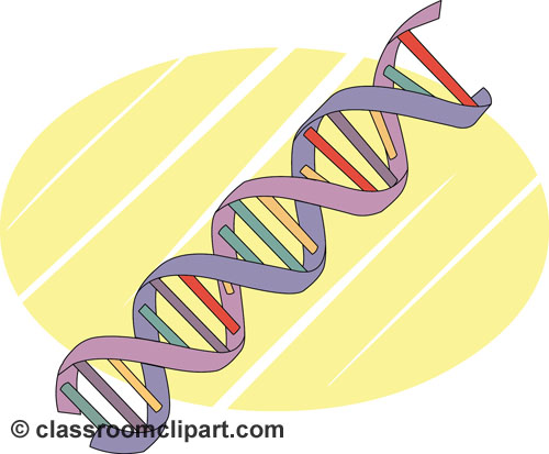 Double Helix Dna Strand Over A Bursting Blue And Black Background By