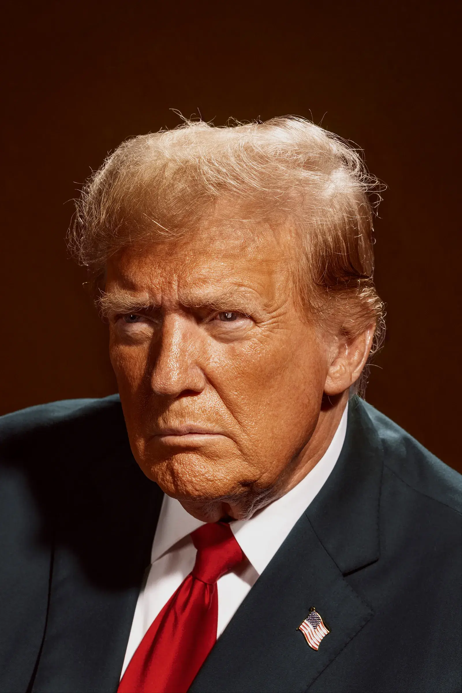 Donald Trump Portrait Close Up Official Wallpaper