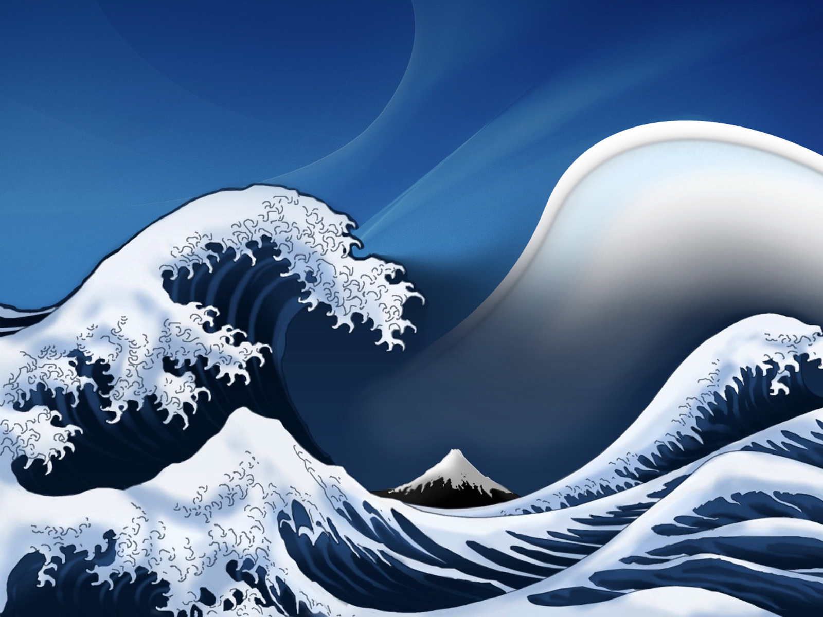 Copycroppedthegreatwavewallpaperbigwavewallpaper Ukiyoe Wallpaper