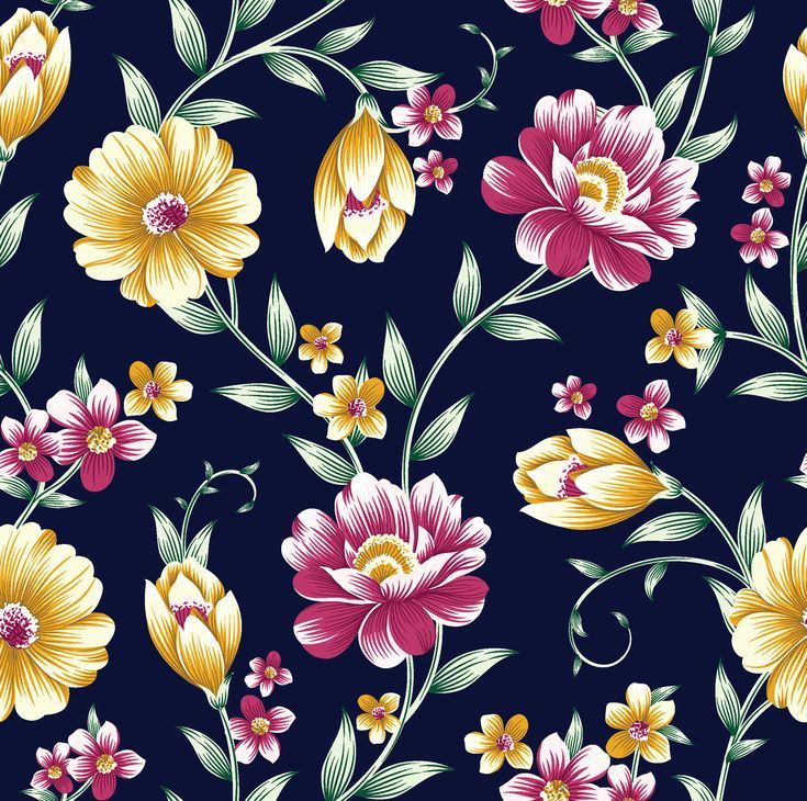 Floral Pattern Wallpaper