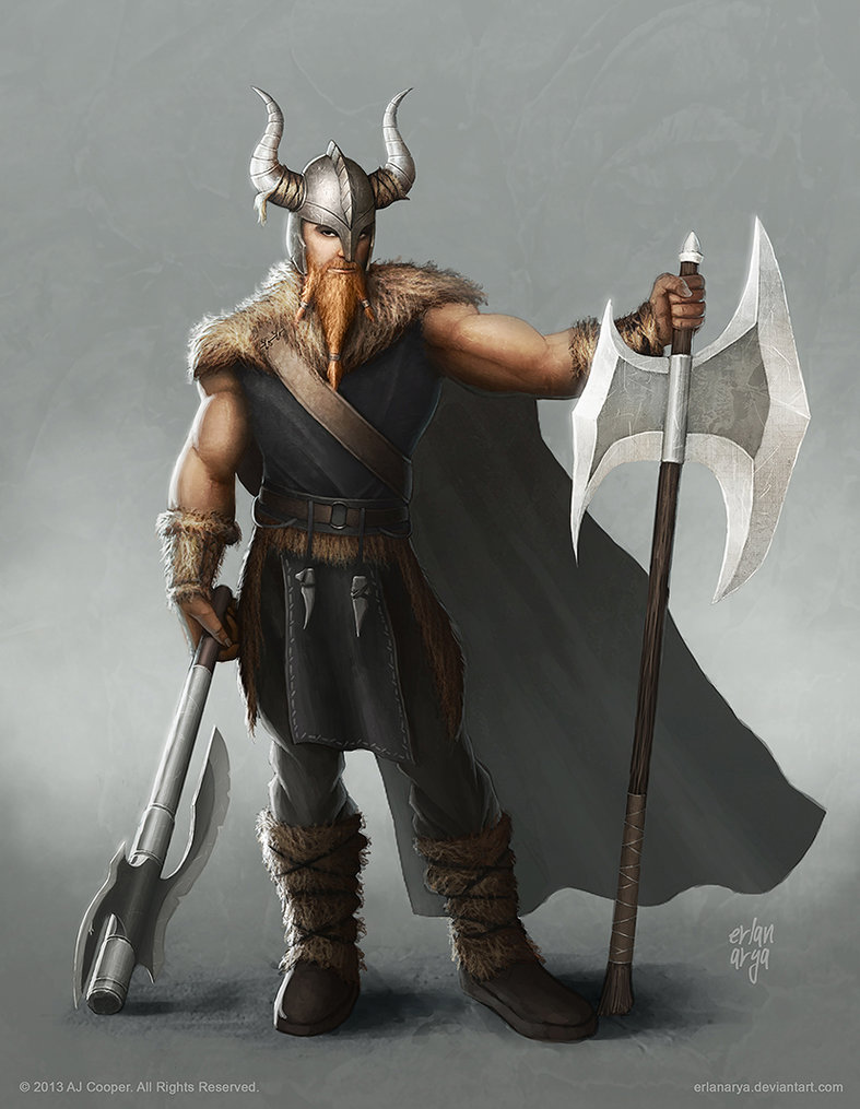 Warrior Viking by erlanarya on