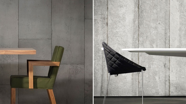 Concrete Wallpaper Perfects That Cozy Cold War Bunker Look