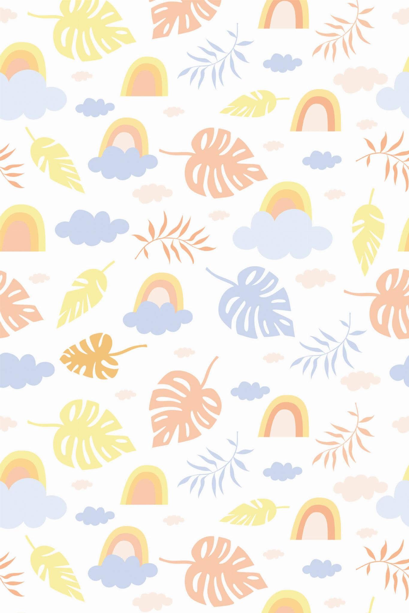 Pastel Rainbow Aesthetic Wallpaper