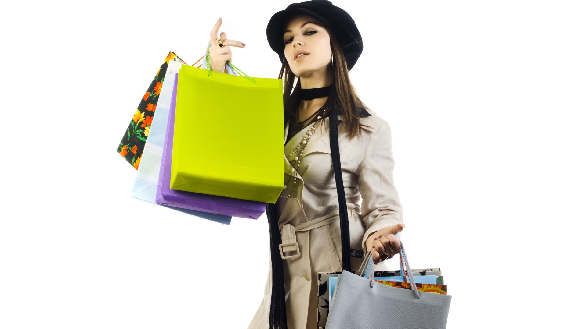 Shopping Female HD Wallpaper