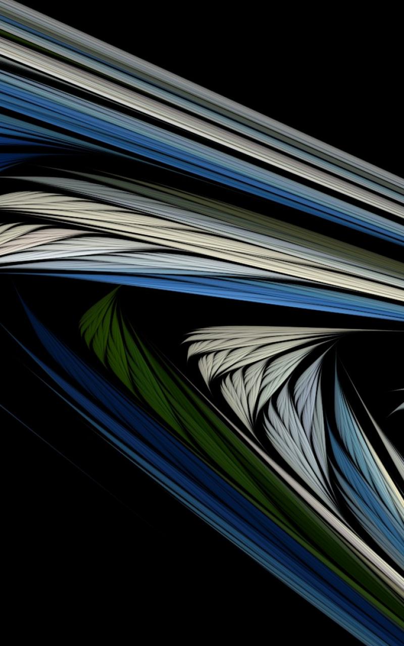  waves black background widescreen fractal art wallpaper 52414 800x1280