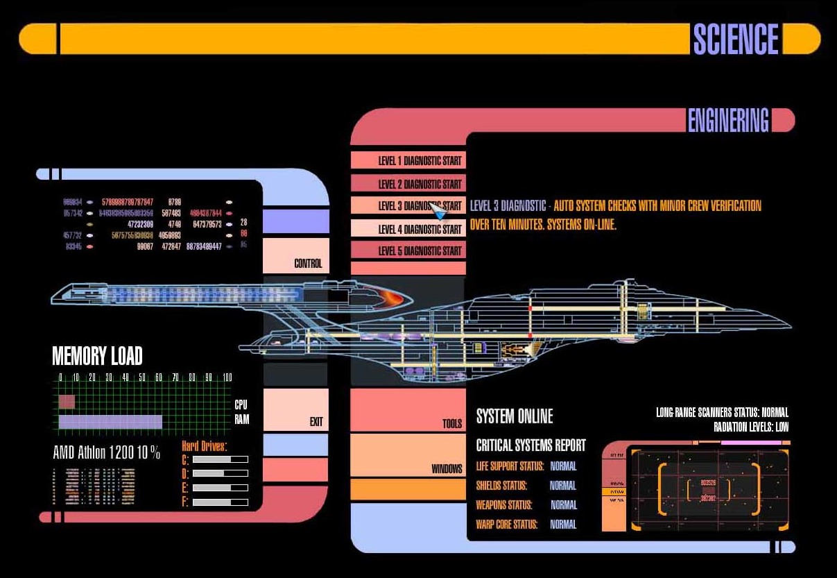 Star Trek Why Does The Bridge Dim During Red Alert Science