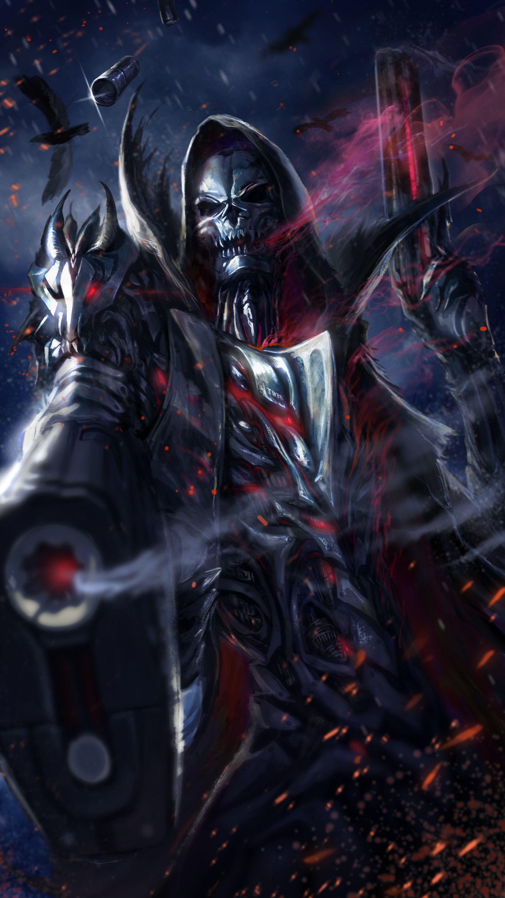 Cool Grim Reaper Live Wallpaper Dark