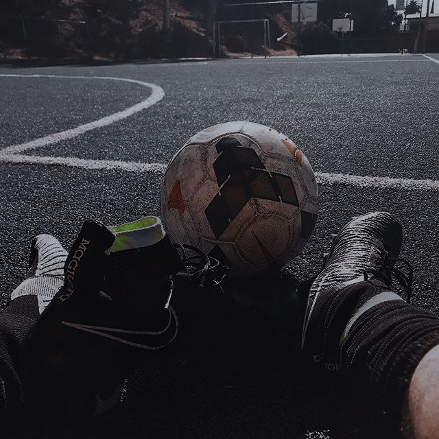 Soccer Ball On Basketball Court Wallpaper