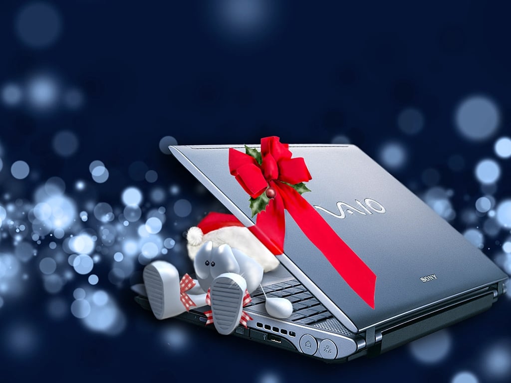 Genuine VAIO Notebook Christmas Laptop Wallpapers Cool