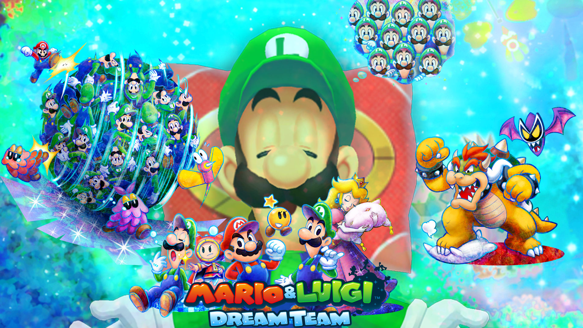 Mario And Luigi Dream Team Wallpaper