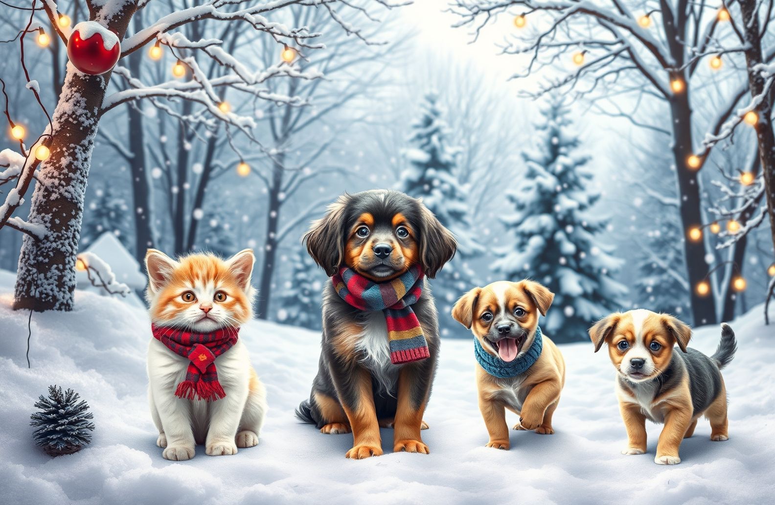 Winter Pet Wallpaper