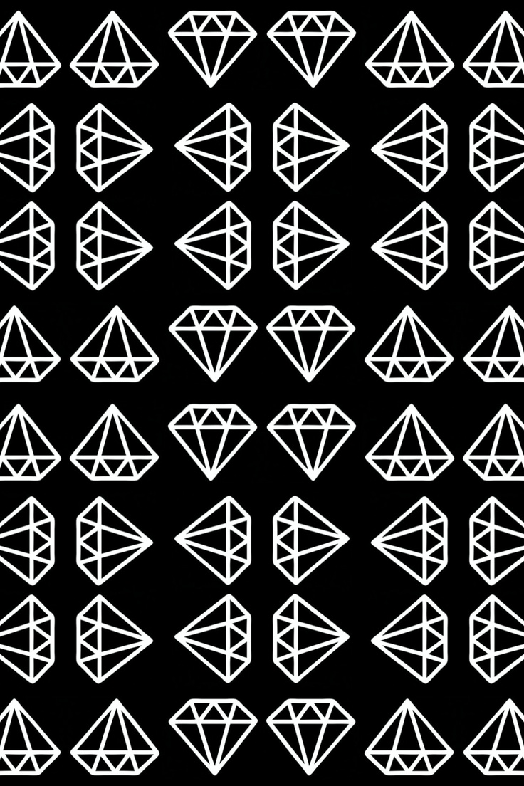 Black Diamond Tattoo iPhone4s wallpaper Iphone Wallpapers Diamonds
