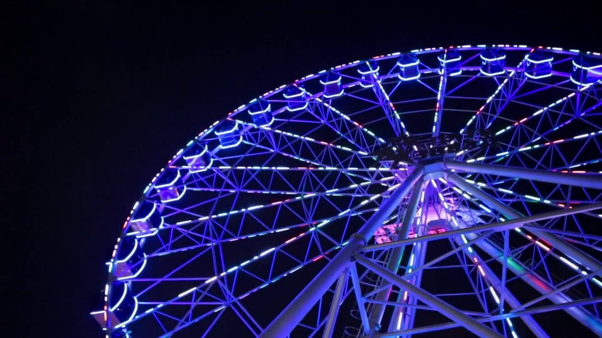 Neon Blue Aesthetic Wallpaper