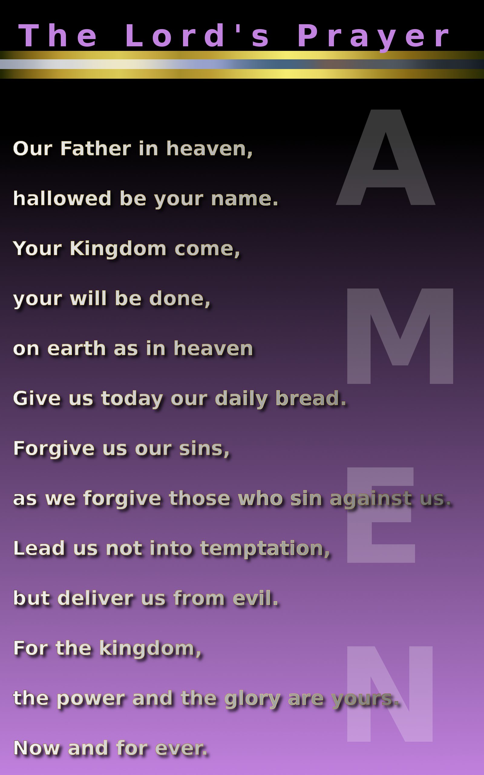 Lords Prayer Wallpaper The By
