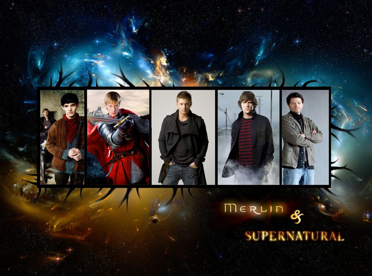 Merlin Spn Desktop Wallpaper By Blackbirdrose Fan Art Movies