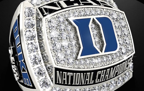 In The Finals Spoils Include National Championship Rings