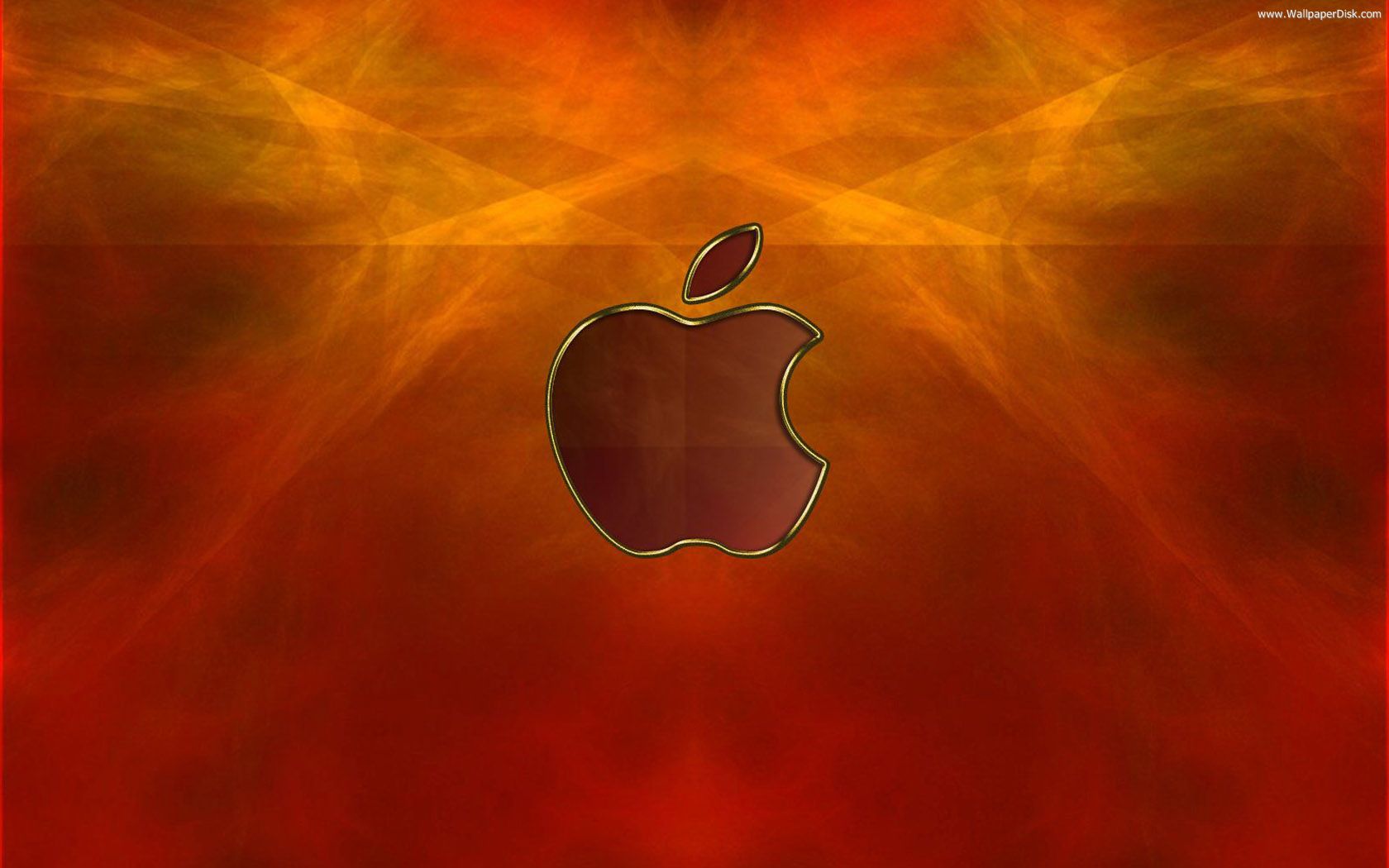 Best Orange Apple Macontosh Desktop Wallpaper Background Collection