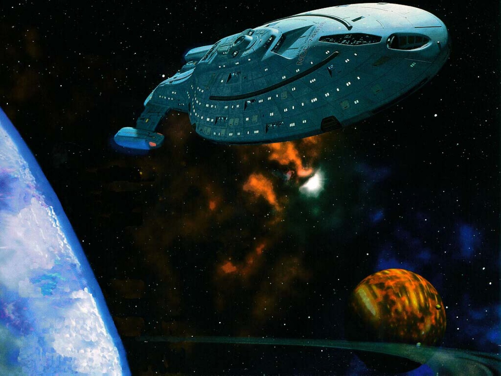 Star Trek Voyager Wallpaper Nebula