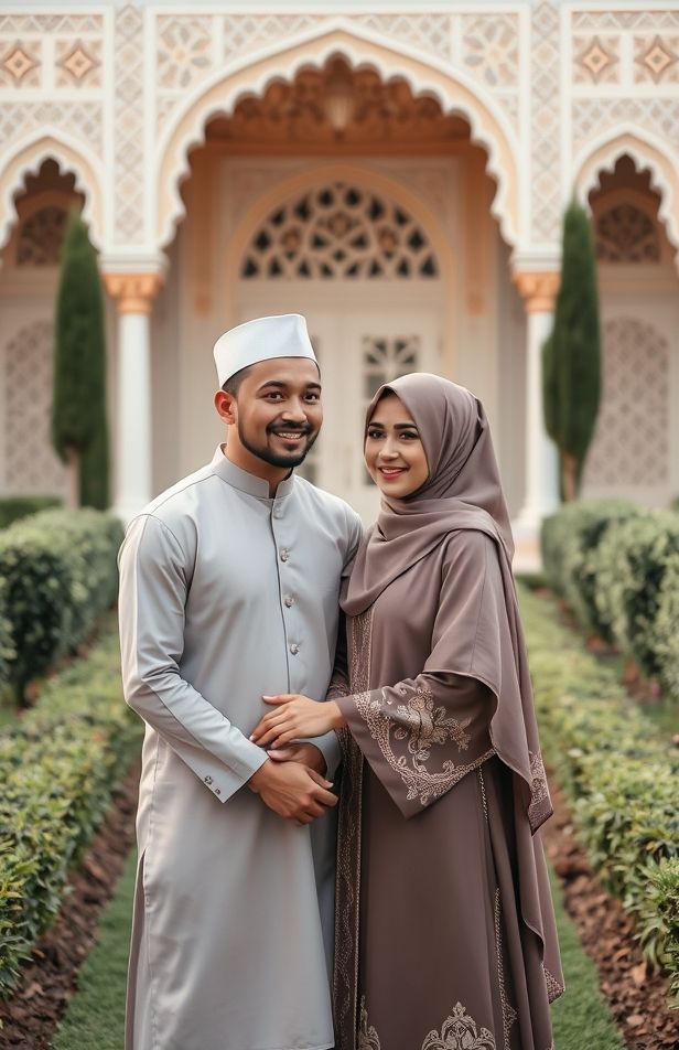 Islamic Couple Wallpaper Models