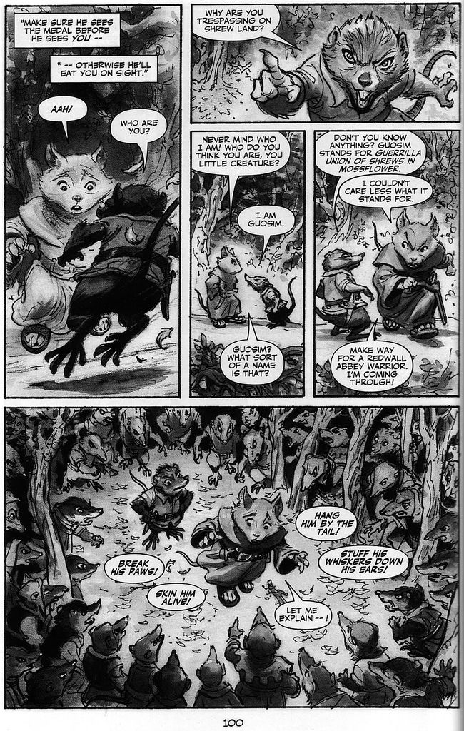 From Redwall Graphic Novel With Image Historical Figures