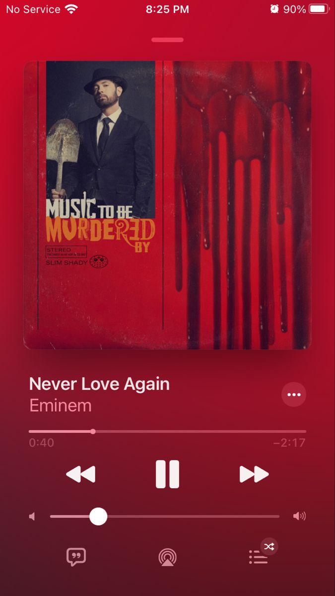 Never Love Again By Eminem