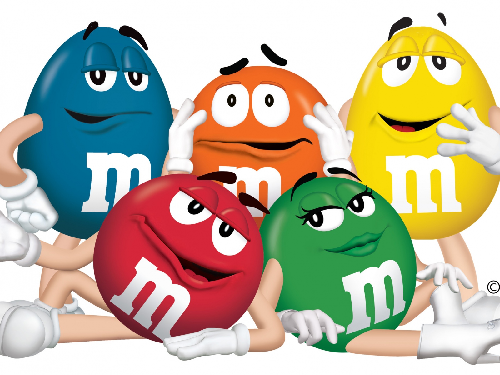Wallpaper M And Mm Characters Chocolate Candy Blue
