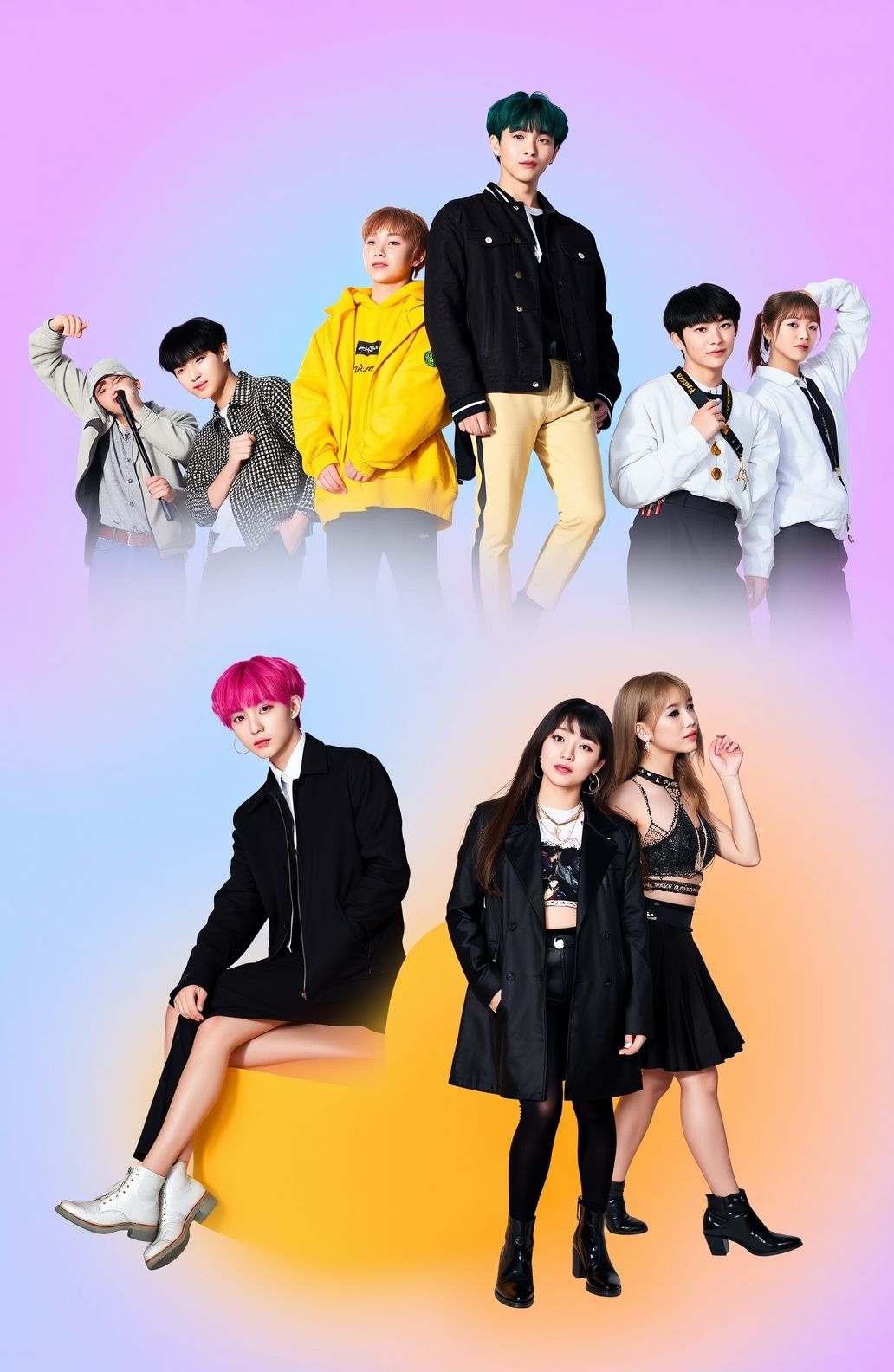 Bts And Blackpink Wallpaper