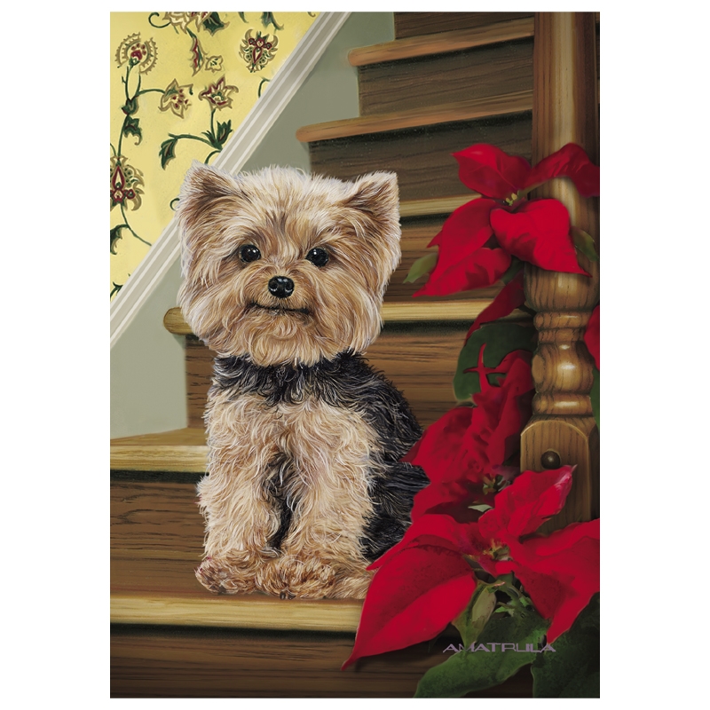 Dog Lover Gifts Yorkie Christmas Holiday Cards The Danbury Mint