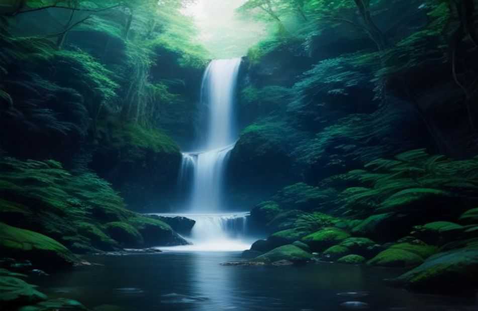 Waterfall Wallpaper With Sound