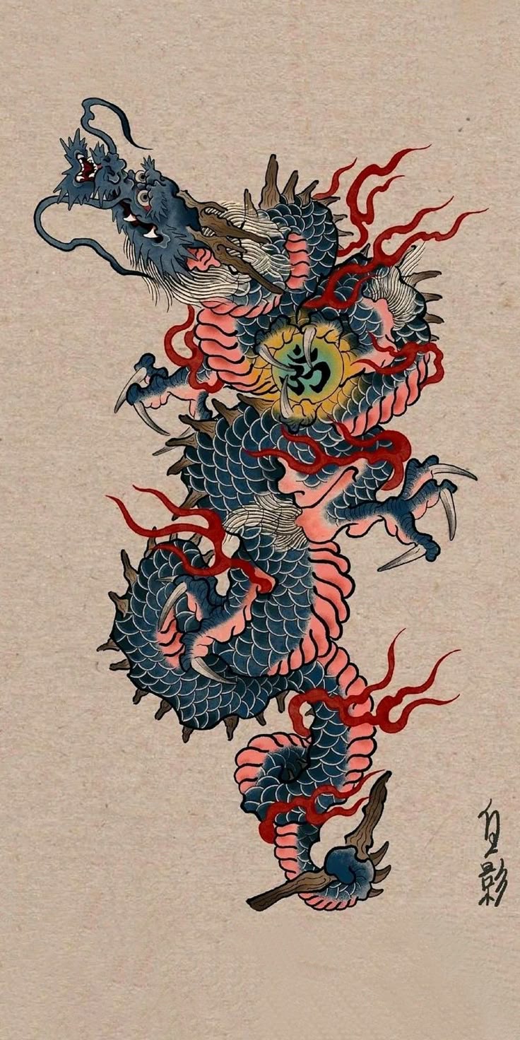 Dragon Tattoo Art Japanese Tattoos Designs Wallpaper