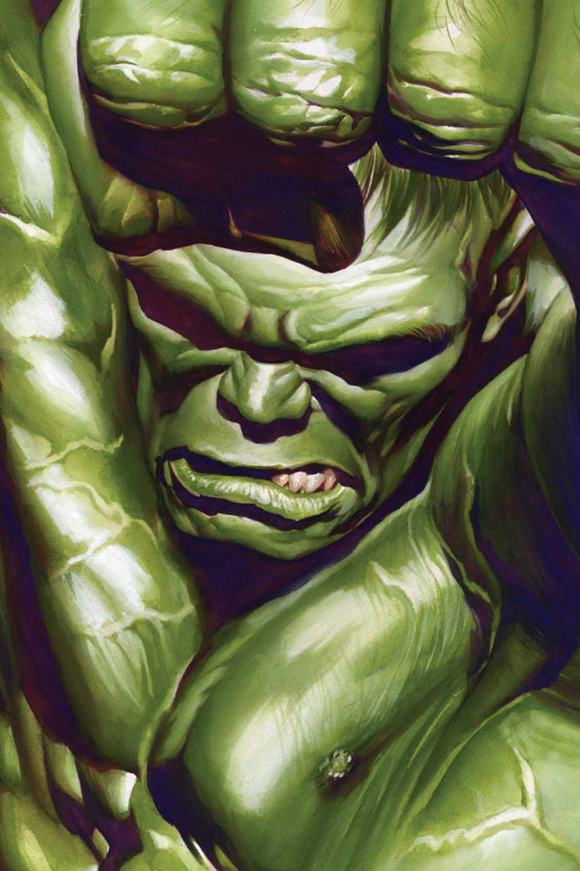 For iPhone Cartoons Wallpaper Hulk I4