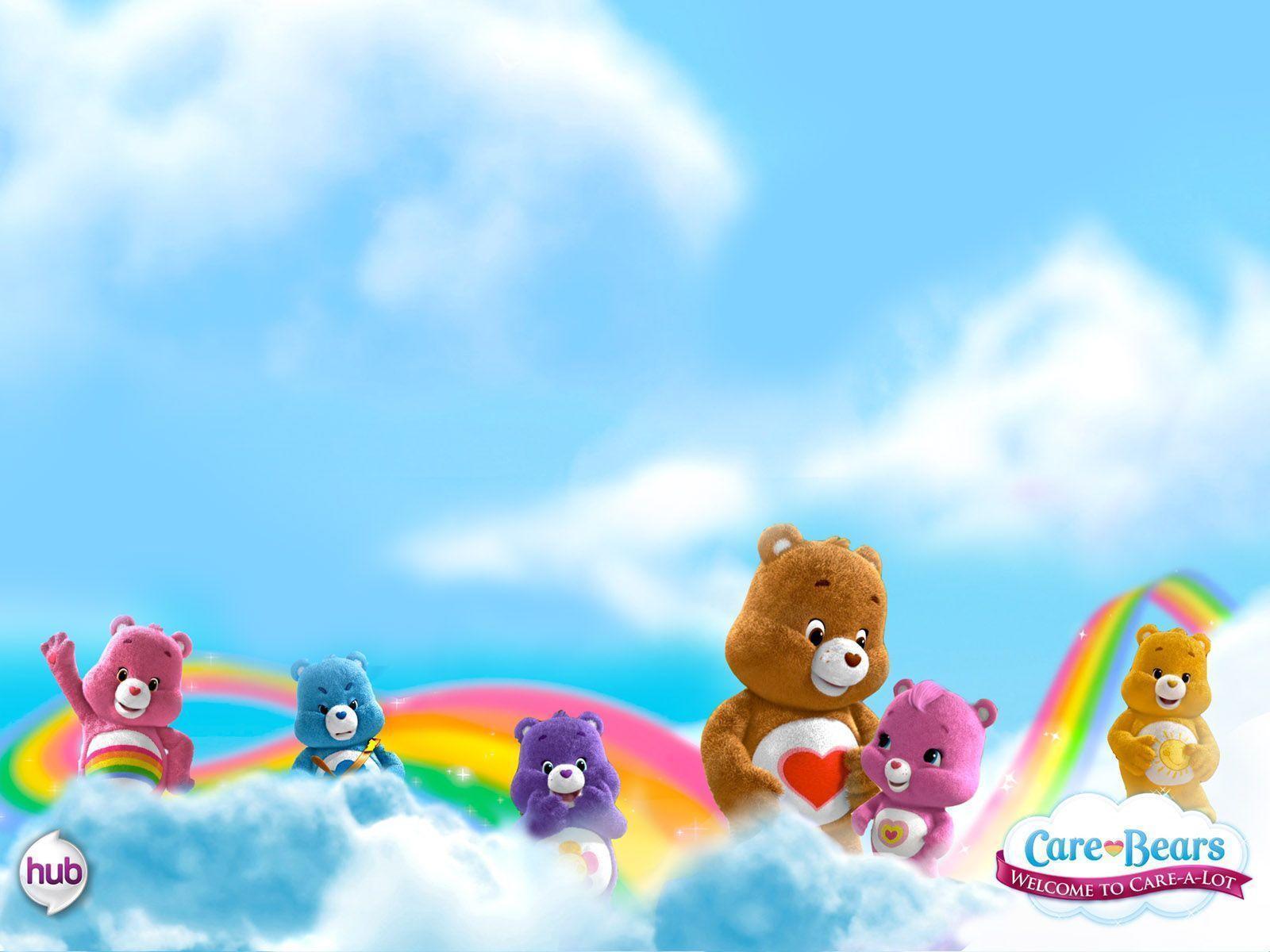 Download Bring a smile to your day with Aesthetic Care Bear Wallpaper   Wallpaperscom