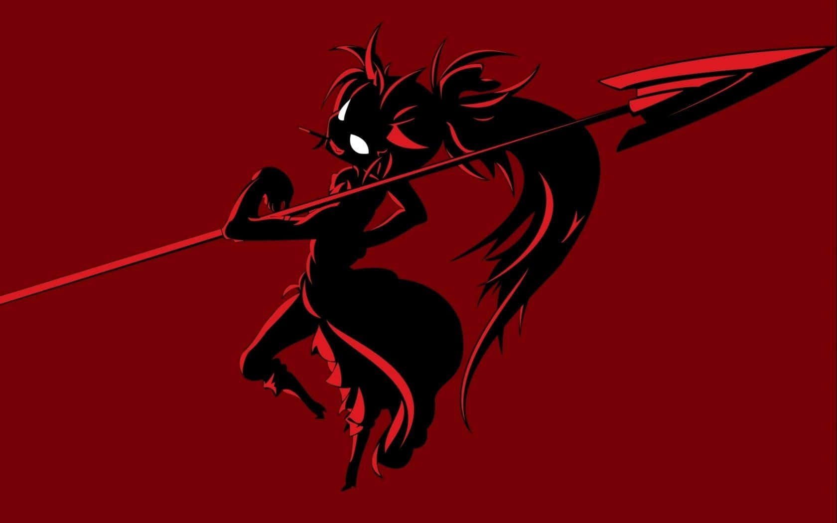 Cute Devil Girl In The City Wallpaper