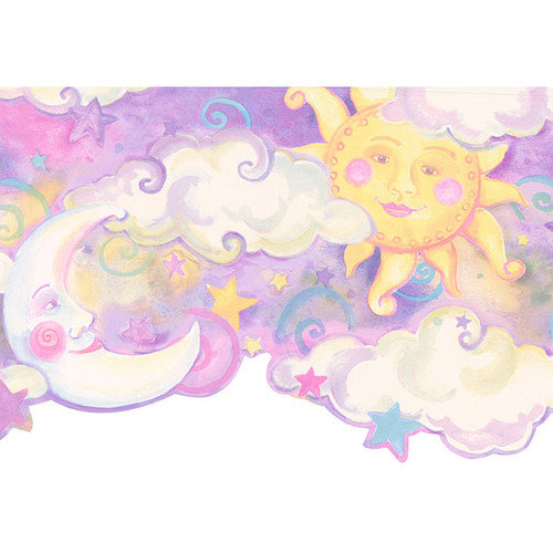 🔥 Free download Whimsical Childrens Vol Celestial Wallpaper Border