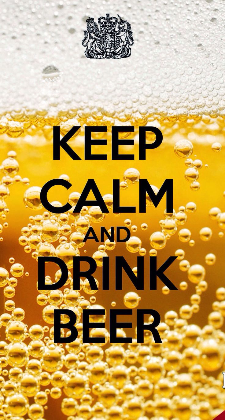 Keep Calm Drink Beer iPhone Background Wallpaper