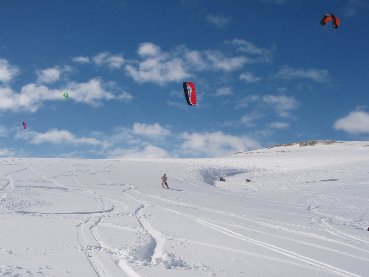 Snow Kiting Sureanu Plateau Transalpina Ski Resort Romania