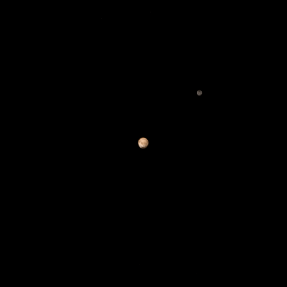 Animation Of Pluto And Charon From Image Taken Between June
