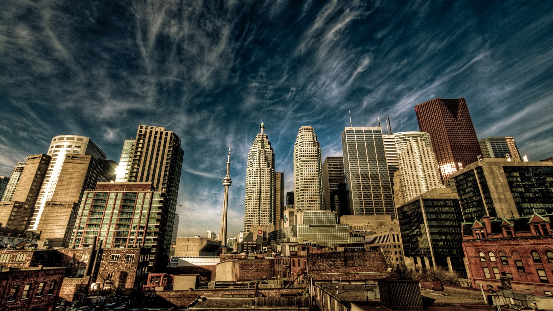 Toronto Skyline From Centre Island Puter Wallpaper Desktop