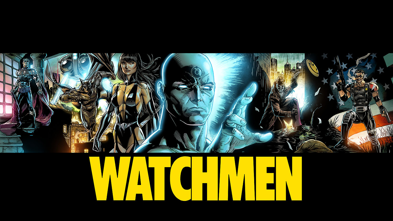 Watchmen Black superhero wallpaper 1600x900 110729 WallpaperUP