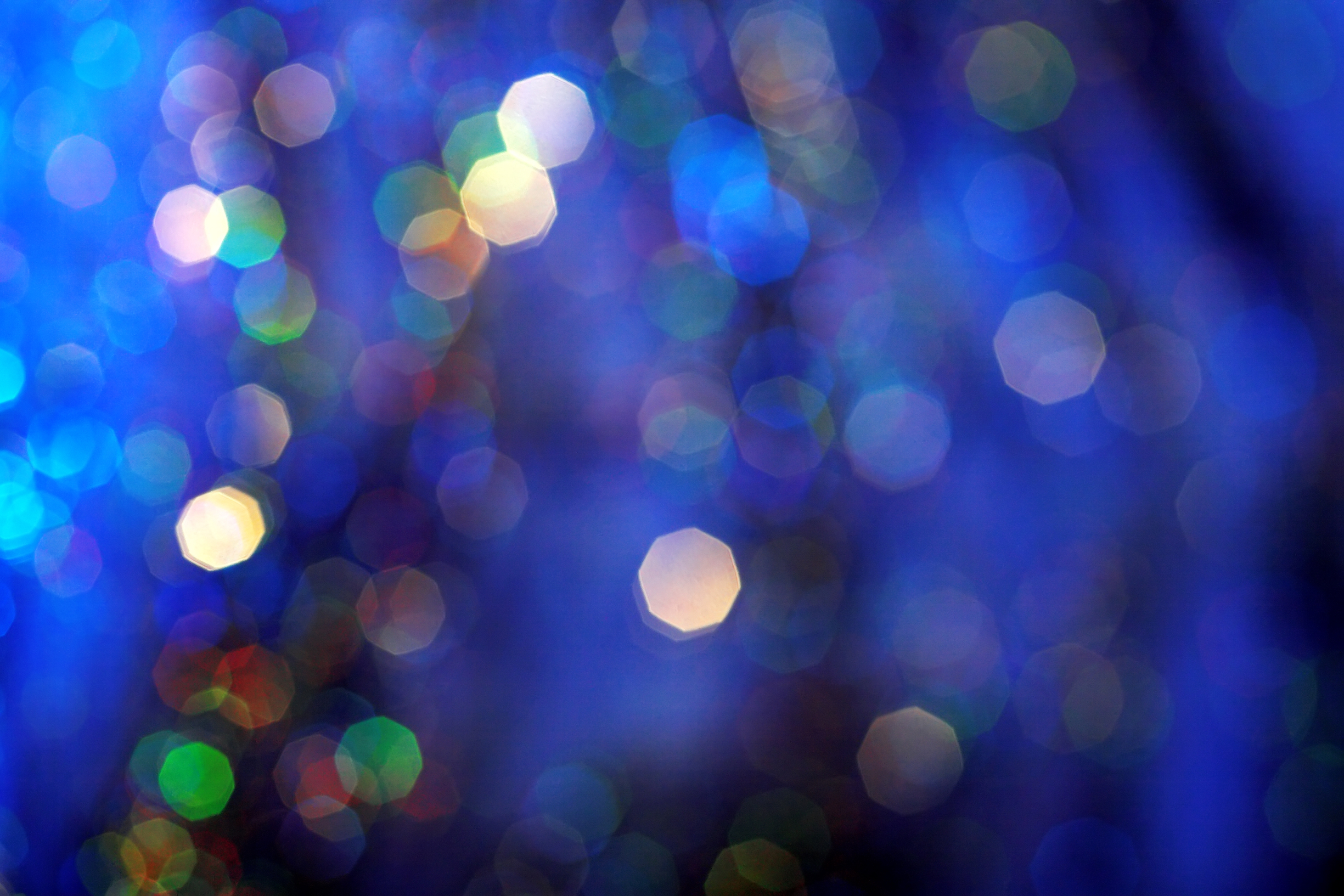 Colorful Christmas Light Background